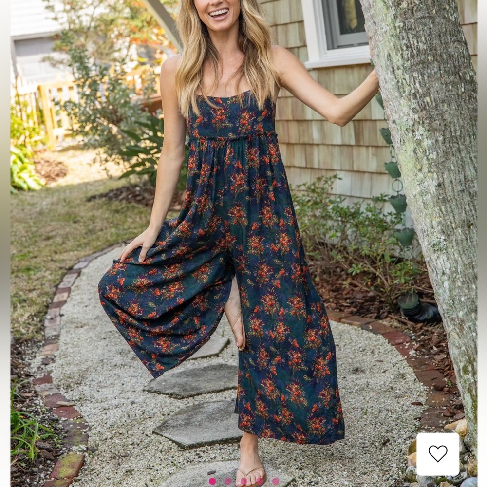 🤩SOLD🥳 Natural Life Gabi Wide Leg Boho Jumpsuit